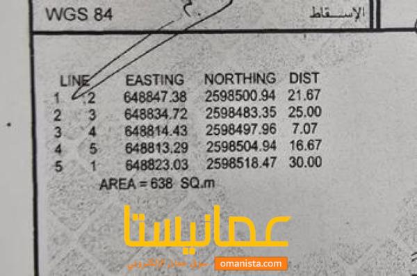 ارض سكنيه للبيع في مرتفعات العامرات 7