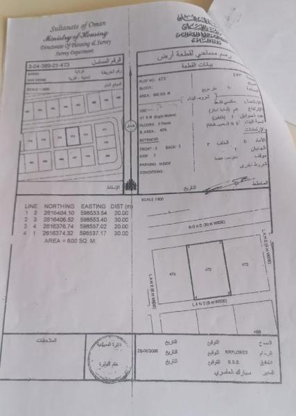 سكني  وسطيه بركاء حي العاصم سفاري
