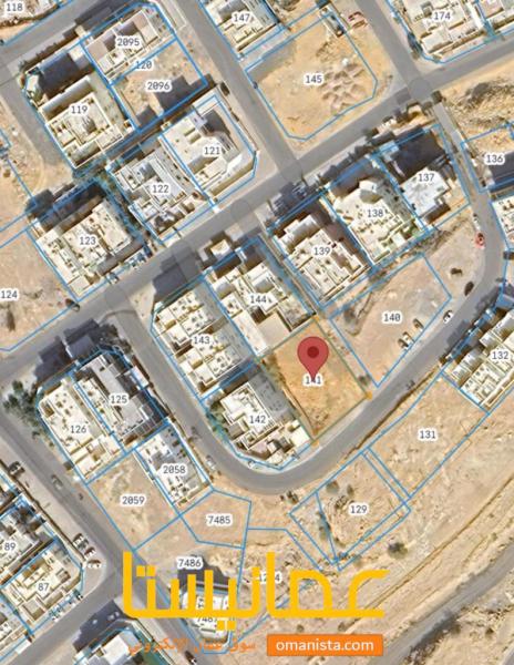 ارض في الضباط بوشر للبيع