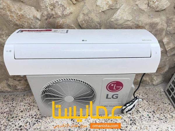 مكيف ماركه ال جي 2 طن شبه جديد اموره طيبه معه ضمان و استاندات و 