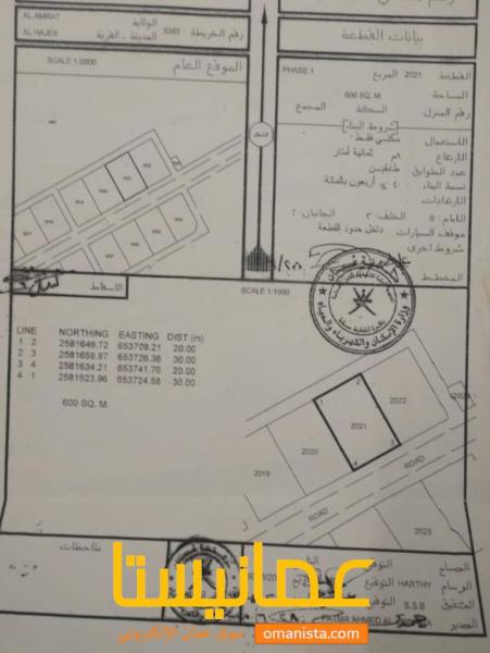 ارض سكنية للبيع في الحاجر