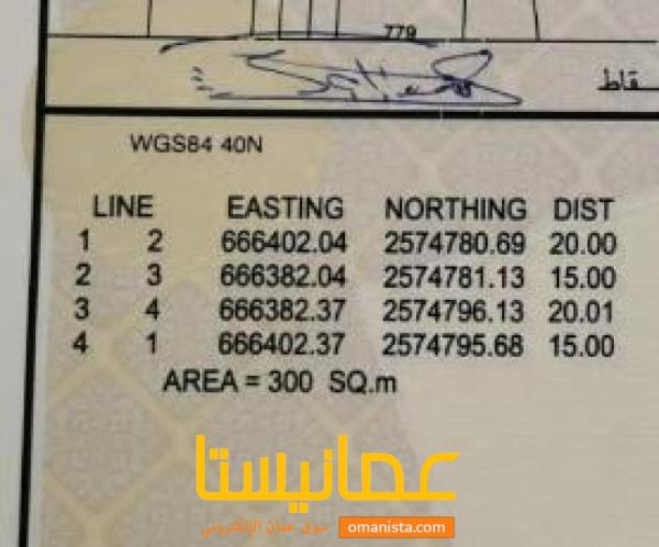 ارض سكنيه للبيع في العامرات بعي