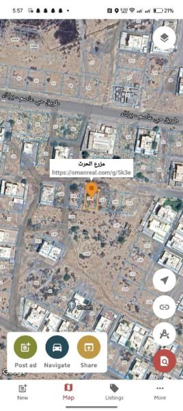 أرض س ت مزرع الحرث زاوية