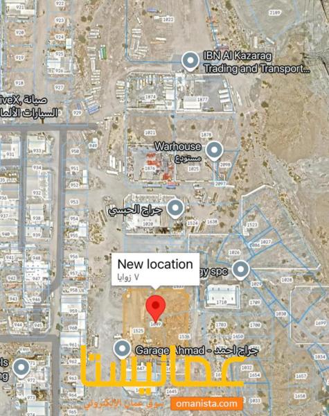 ارض صناعيه مساحة 6 الاف متر للبيع المسفاه