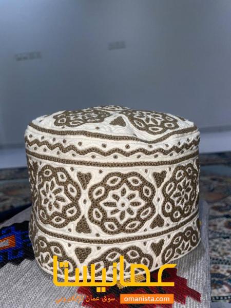 كمة عمانية خياطة يد للبيع