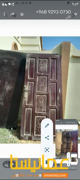 ابواب خشبية اصليه بحاله ممتازة وسعر مغري