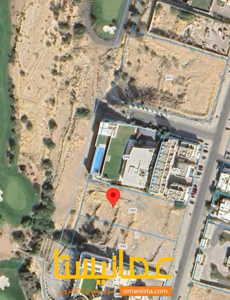 أرض سكنيه في المنى بوشر للبيع