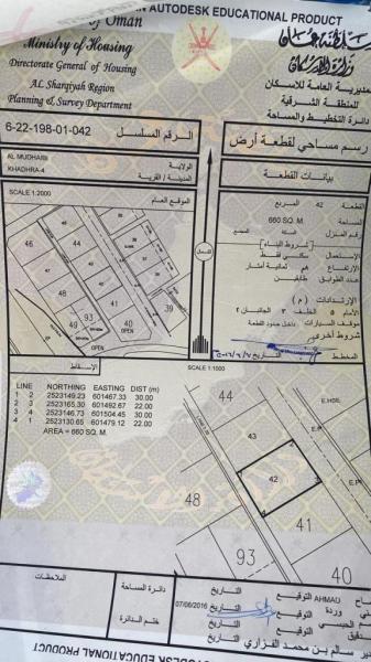 للبيع ارض بالخضراء بني دفاع