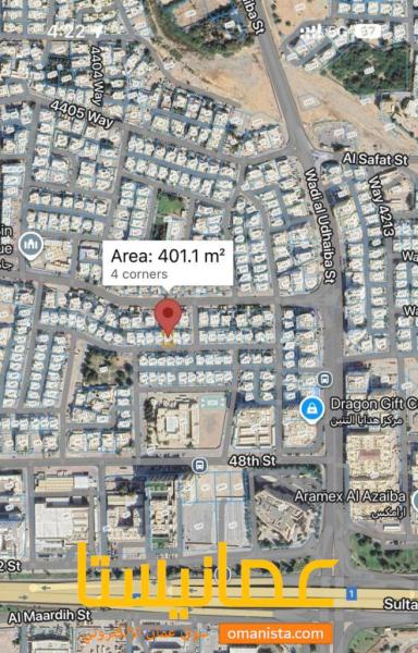 أرض سكنية للبيع في العذيبة