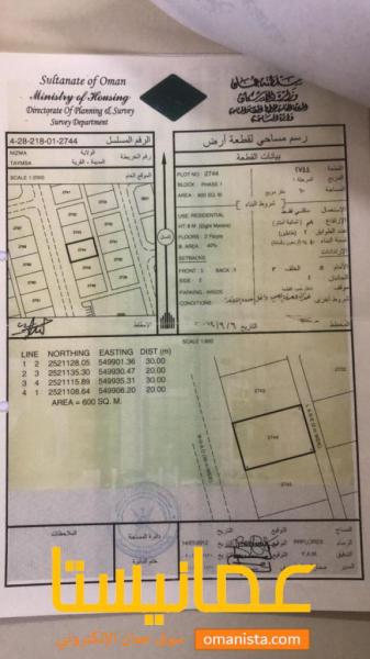 ثلاث اراضي شبك للبيع