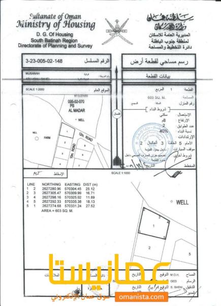 للبيع ارض سكنية ممتازة في المصنعة ابو عبالي الساحل