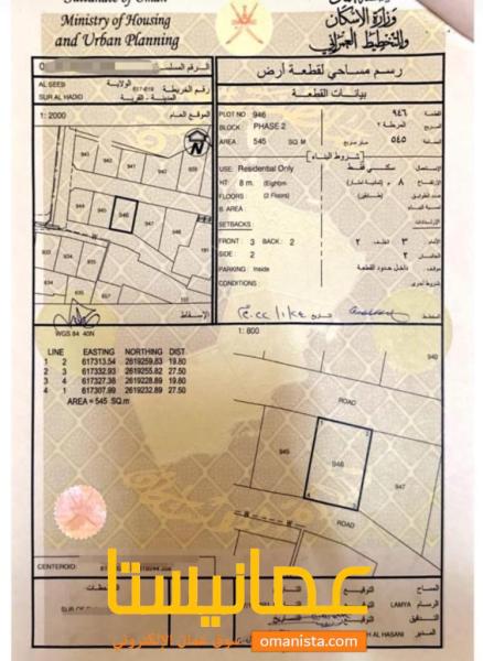 سكنية للبيع في سور آل حديد