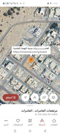 ارض سكنيه للبيع في العامرات مدينة النهضه 35