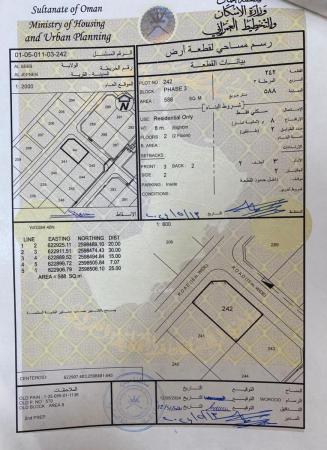 ارض كورنر في السيب الجفنين الثامنه للبيع
