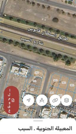 تم التخفيض ارض للبيع في المعبيله الجنوبيه السابعه