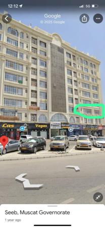 للايجار شقة ممتازة بموقع ممتاز في الخوض في شارع السد