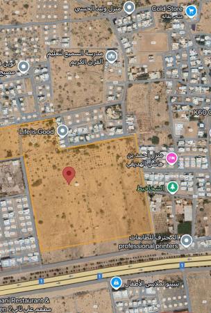 ارض كبيره جدا وجاهزه لتقسيم في الشخاخيط