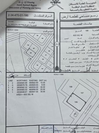 أرض سكنية جنب البيوت