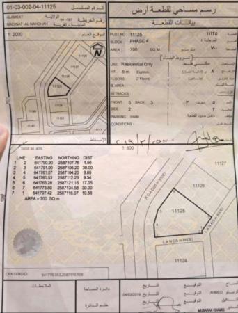 للبيع ارض سكنية ممتازة في العامرات مدينة النهضة مربع 16