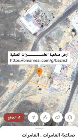 أرض صناعية العتكية كورنر تصريح 3طوابق