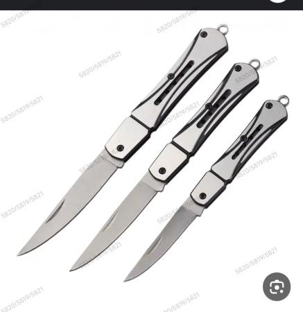 سكين قابله للطي مقاس وسط طول الشفره 62مل المقبض المونيم