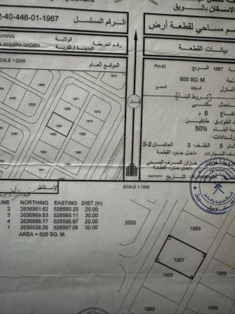 للبيع ارض سكنية ممتازة في الخضراء الجديدة 2 وسطية .