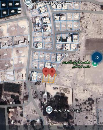 ارضيين شبك سكنيات للبيع في بركاء الهرم