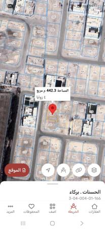 للبيع ارض سكني تجاري في بركاء العقير