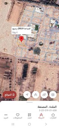 للبيع ارض سكنيه في المصنعه القريحات جنوب