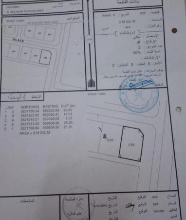 للبيع ارض سكنية ممتازة في المصنعة الملدة الثامنة كونر