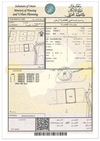 للبيع ارض سكنية ممتازة في بركاء الشخاخيط الجنوب وسطية