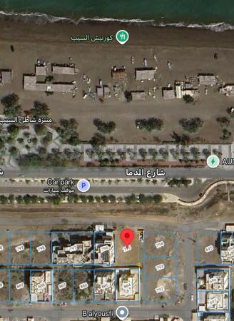 للبيع ارض سكنية ممتازة في السيب سور ال حديد زاوية