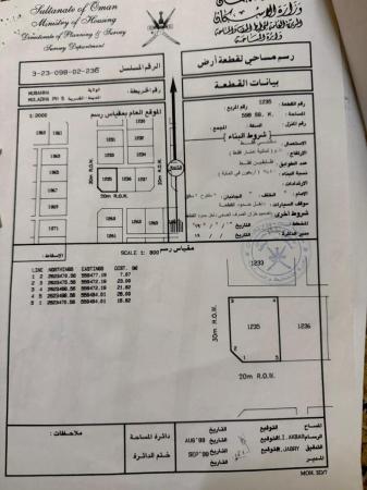 للبيع ارض سكنية ممتازة في المصنعة الملدة الخامسة كونر