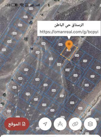 ارض سكنيه حي الباطن