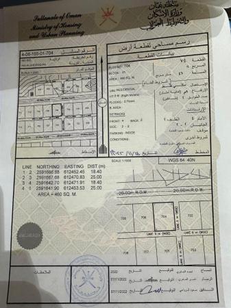 للبيع ارض سكنية ممتازة في بدبد حي الشروق زاوية