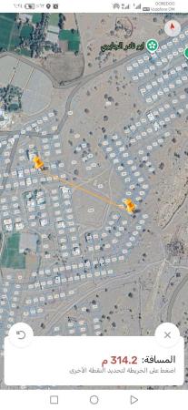 للبيع أرض سكنية زاوية مميزة في بركاء الحفري جنوب 34