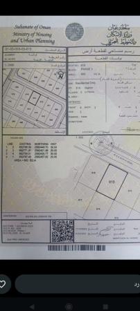 للبيع ارض سكنية ممتازة في العامرات الحاجر الاولى وسطية