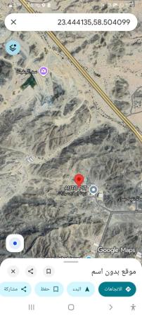 للايجار ارض صناعية ممتازة مسورة في العامرات في العتكية خلف م