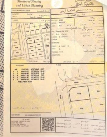 للبيع ارض سكنية ممتازة في العامرات الجحلوت كونر