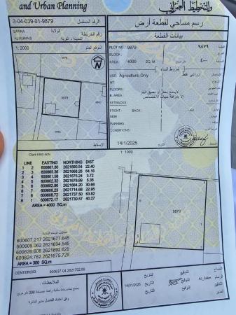 ارض زراعيه وحده سكنيه للبيع في الرميس