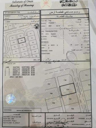 للبيع ارض سكنية ممتازة في العامرات الجحلوت وسطية