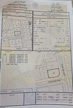 ارض للبيع في العوينة ولاية سمائل