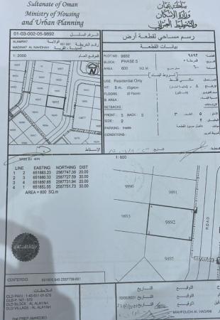 للبيع ارض سكنية ممتازة في العامرات العلاية وسطية