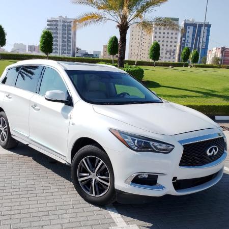 إنفينيتي QX60 موديل 2018 - قمة النظافة - لون لؤلؤي مميز