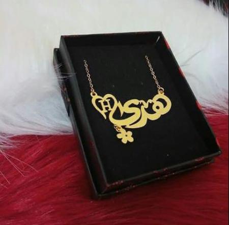 تفصيل قلادات مطليه بالذهب