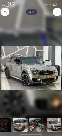 للبيع بشكل عاجل ميني كنتريمان 2018 نظيف وبممشى بسيط جدا