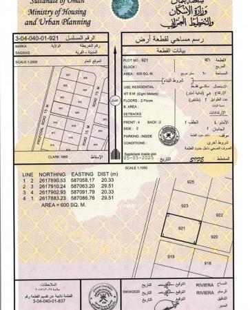 للبيع ارض سكنية ممتازة في بركاء السقسوق زاوية