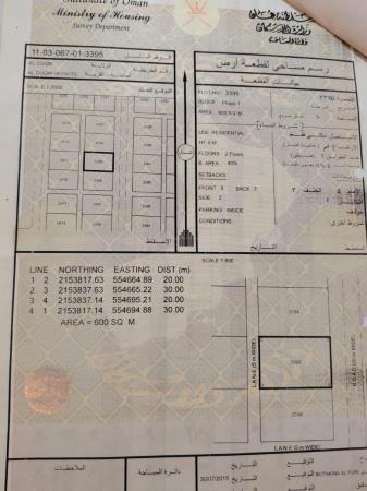 للبيع ارض سكنية ممتازة في الوسطى الدقم وسطية