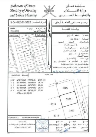 للبيع ارضان شبك ممتازة في بركاء حي عاصم حي اللبان وسطيات
