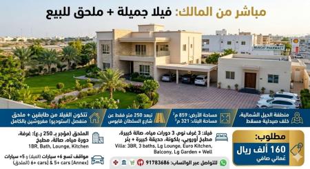 فرصتك لامتلاك فيلا راقيه ومؤثثه بالحيل الشمالية